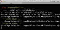 เริ่มต้นใช้งาน Sass