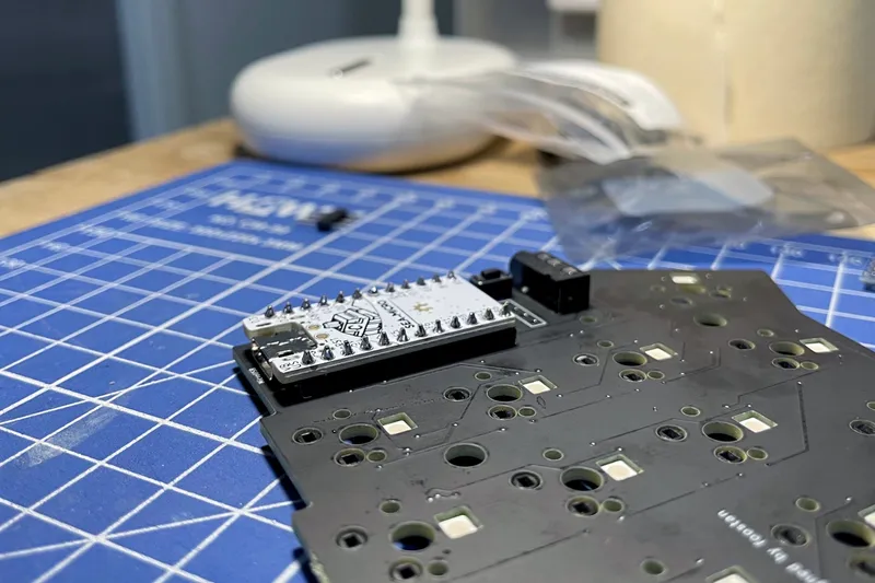 soldered pro micro