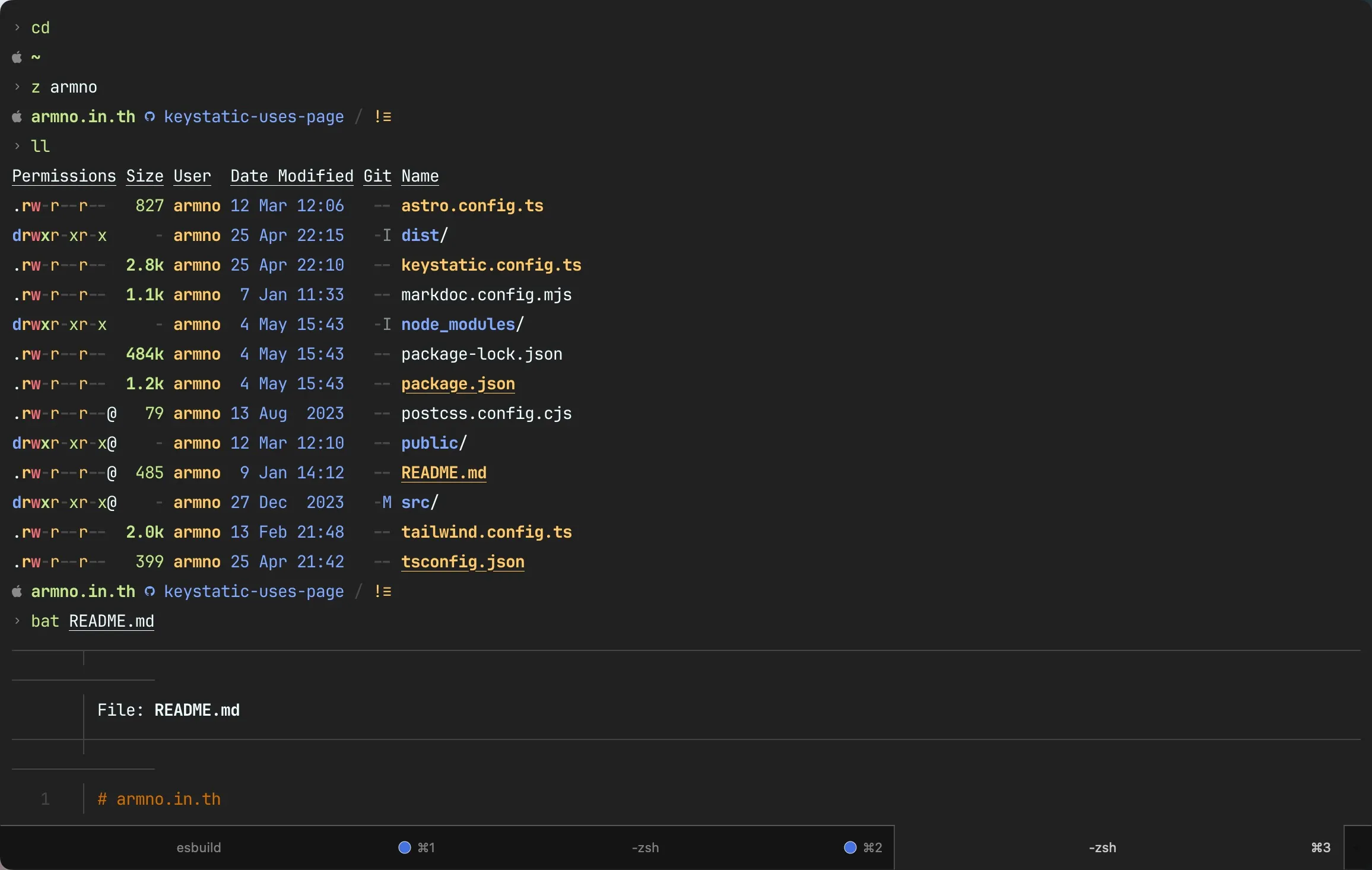 terminal screenshot