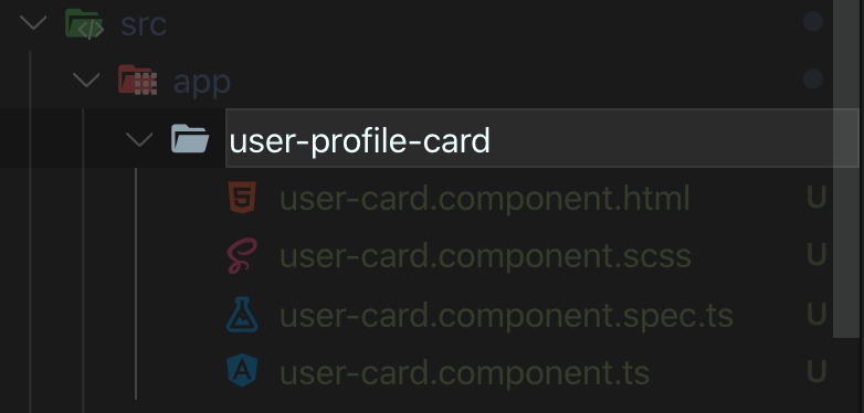 Renaming an Angular Component