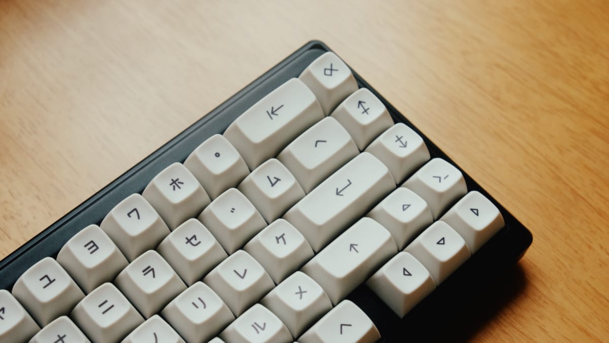 keyboard Ginkgo65 ใช้ที่ทำงาน